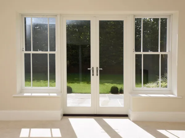 French Door White Interior 24 - French door in White