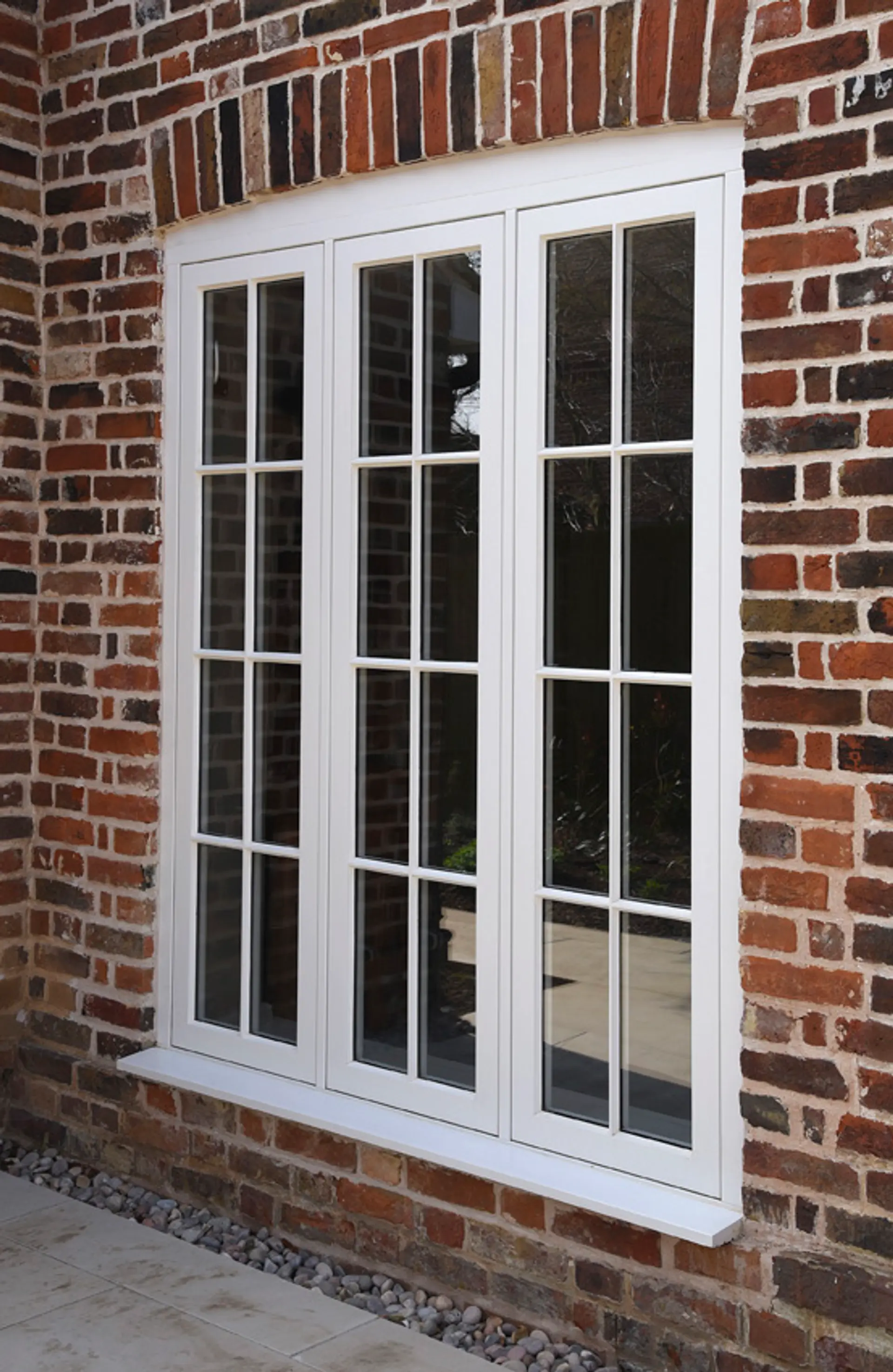 Casement Windows White Exterior 44 - Casement window in White