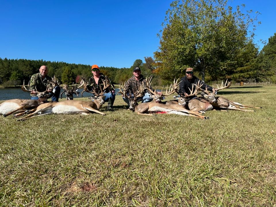 Hunters with deer Hunters with deer