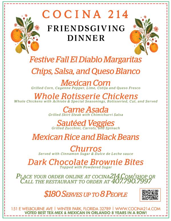image from Enjoy Our Friendsgiving Package this Season!