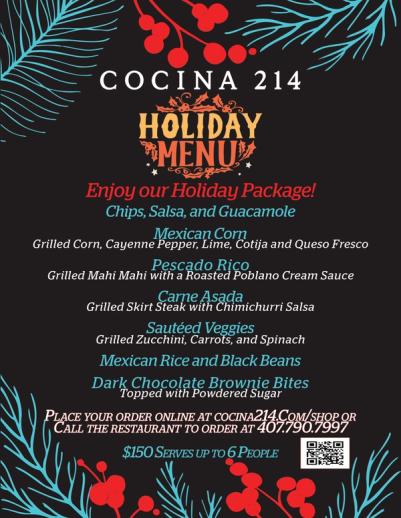 image from Cocina 214's Holiday Package