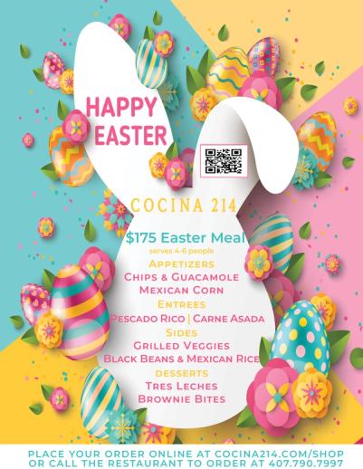 image from Cocina 214's Easter Menu 