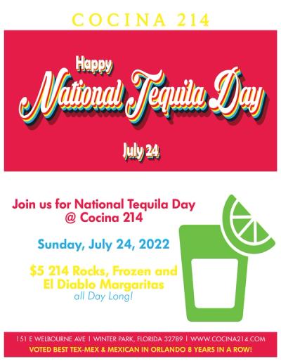 image from National Tequila Day at Cocina 214