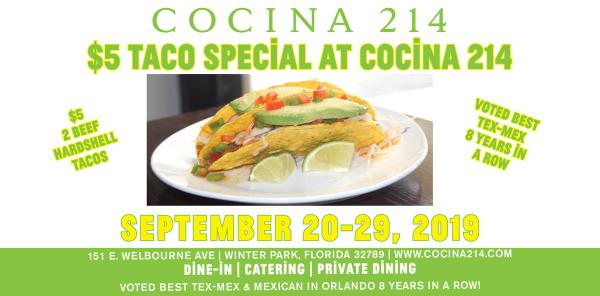 image from $5 Taco Special