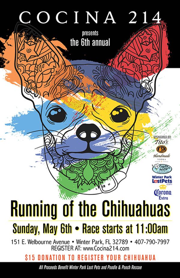 image from Registration Now Open for Cocina 214's 6th Annual Running of the Chihuahuas