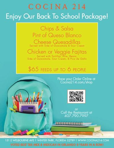 image from Cocina 214's Back to School Package!