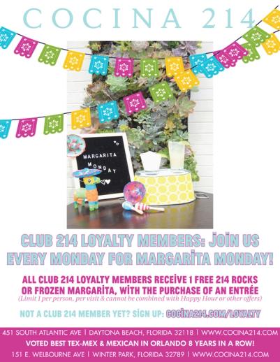 image from Margarita Mondays for Club 214 Members