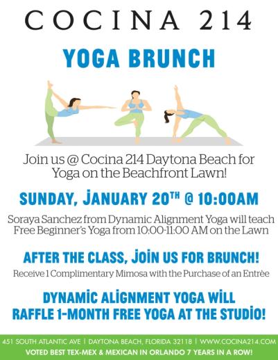 image from January Beachfront Yoga in Daytona Beach 