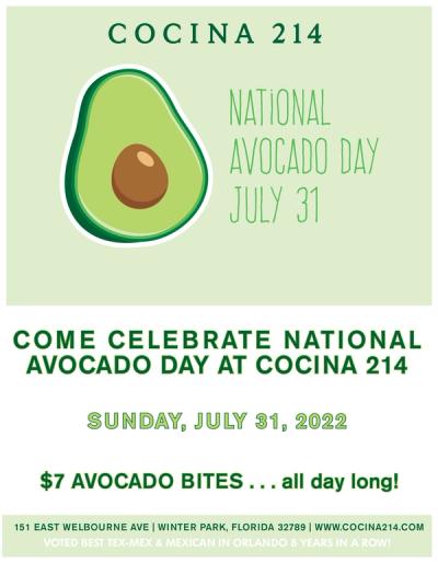 image from National Avocado Day at Cocina 214