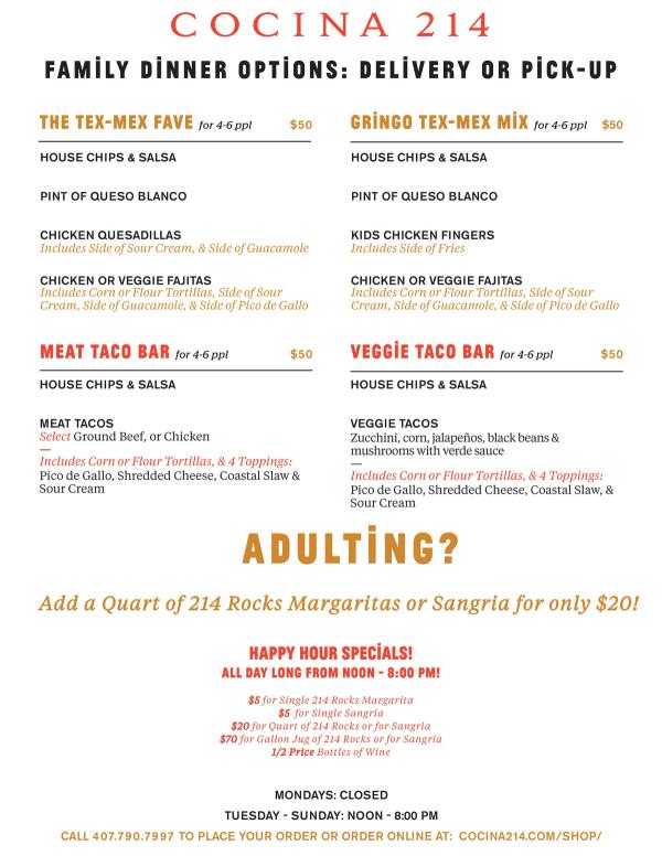 image from New Family Dinner Options for Take-out and Delivery