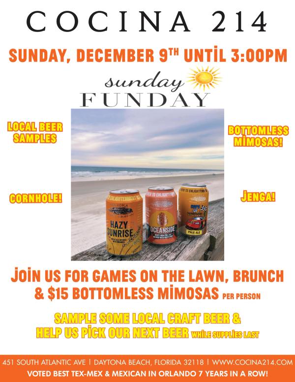 image from Sunday Funday on December 9th!