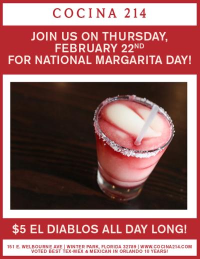 image from Join us for National Margarita Day!