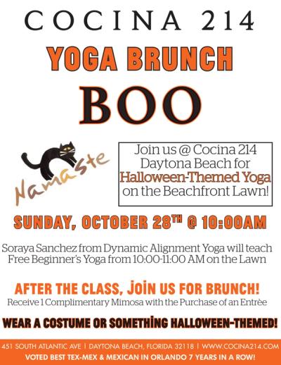 image from Halloween-Themed Yoga Brunch!