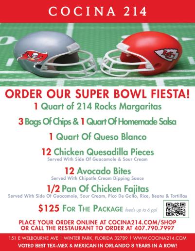 image from Order The Cocina 214 Super Bowl Fiesta for the Big Game!