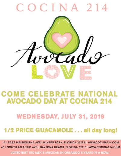 image from Celebrate National Avocado Day with Cocina 214!