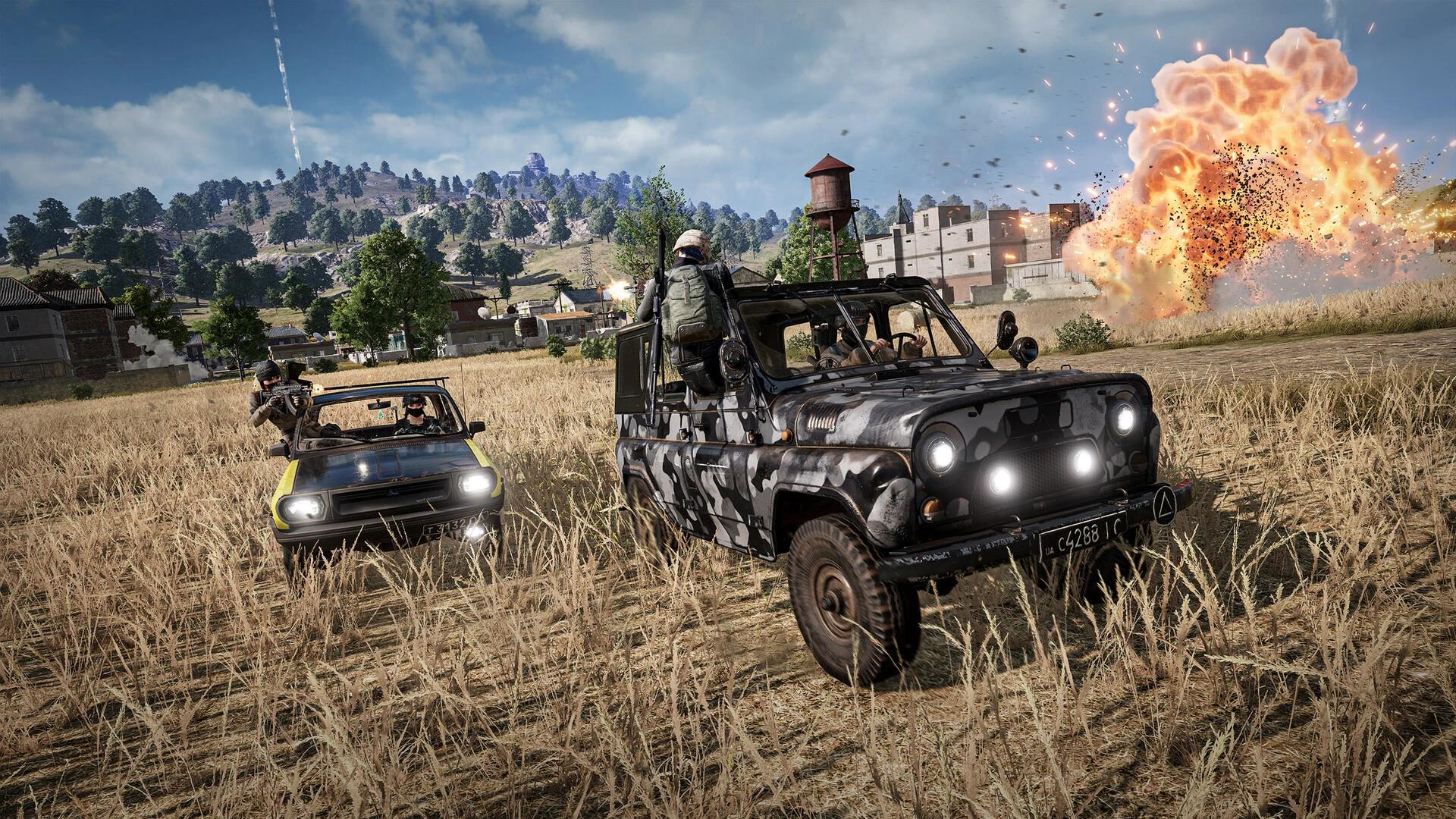 PUBG 전투 화면