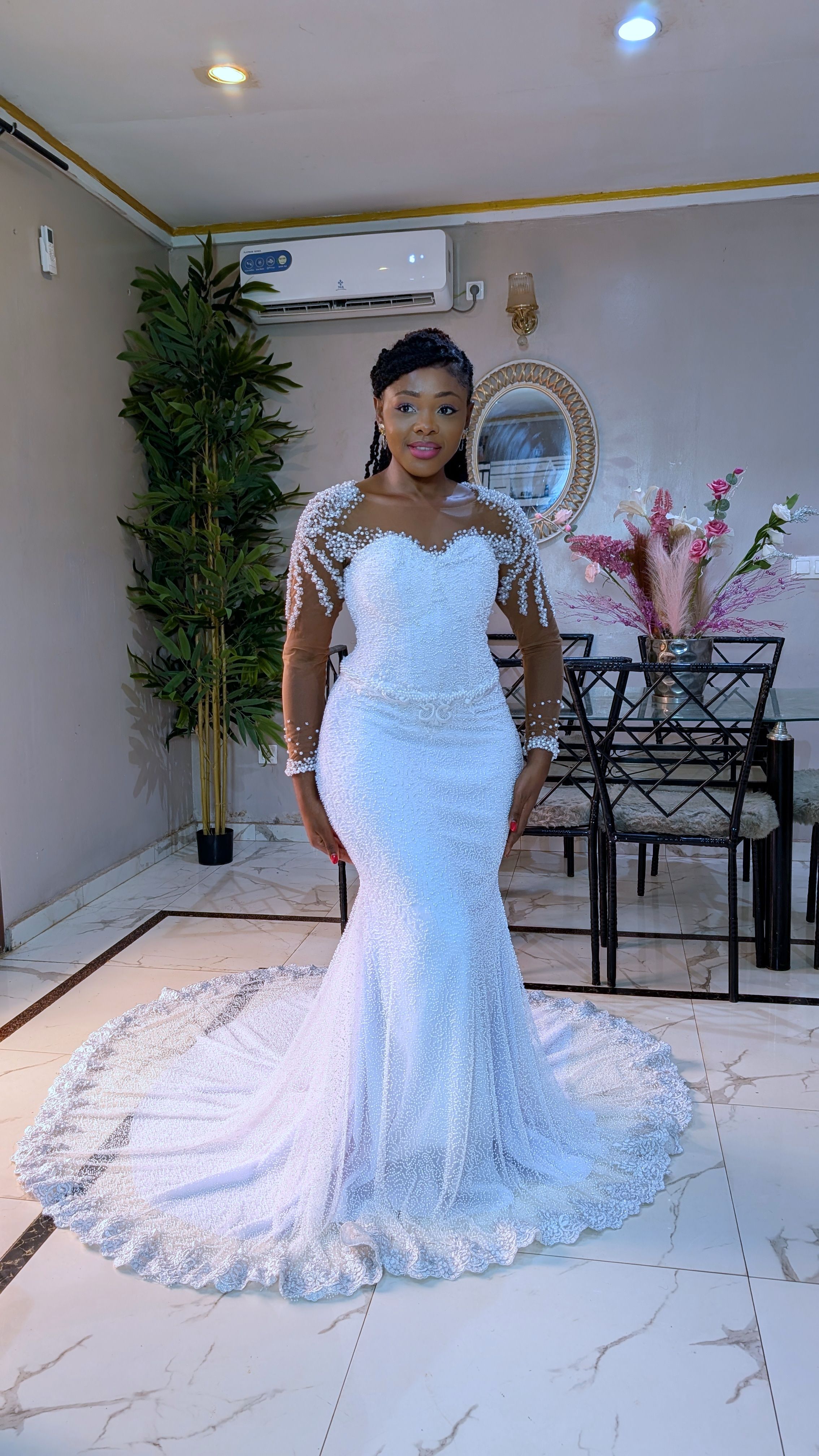 Robe de mariée sirène 