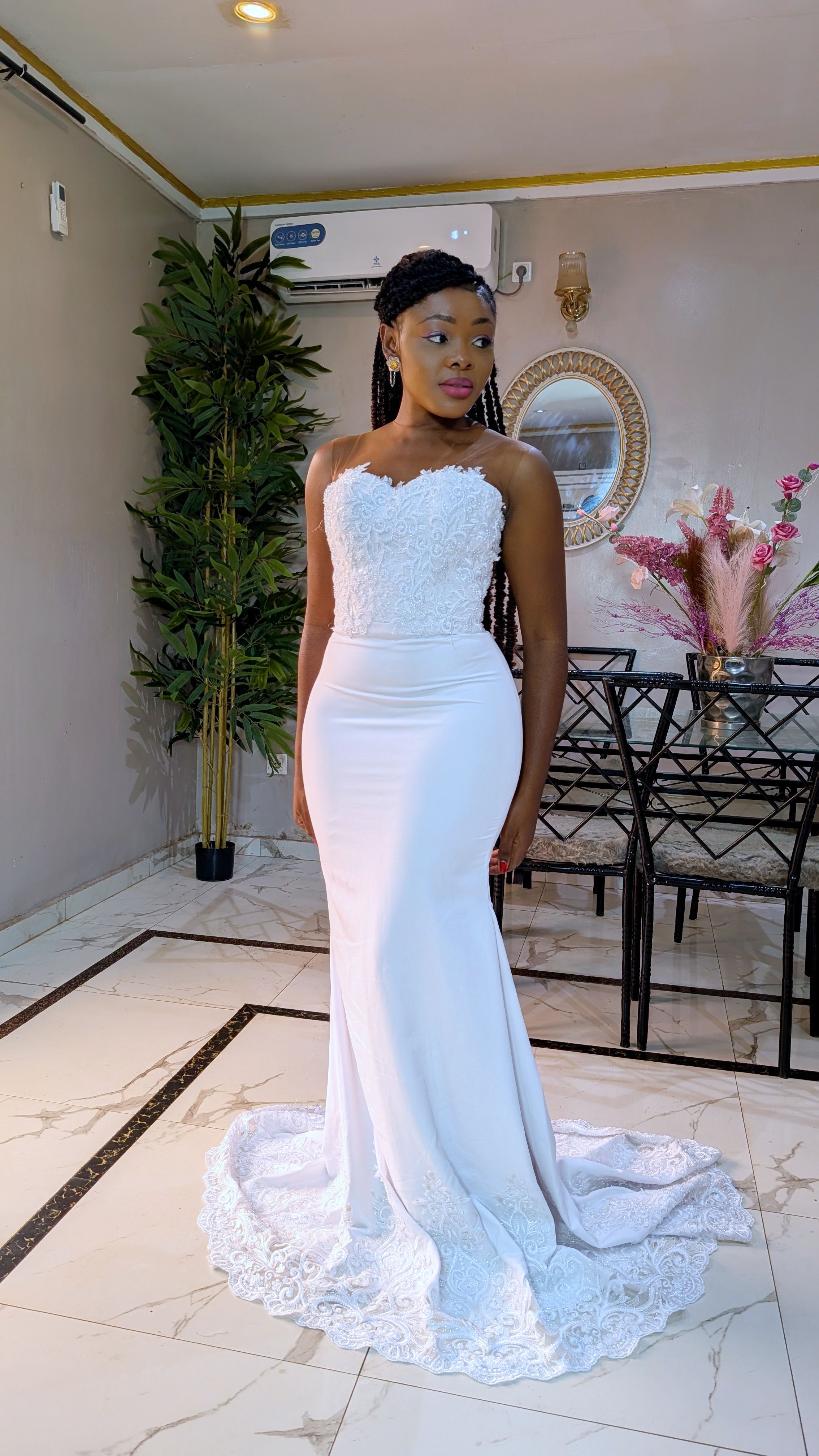 Robe de mariée sirène 