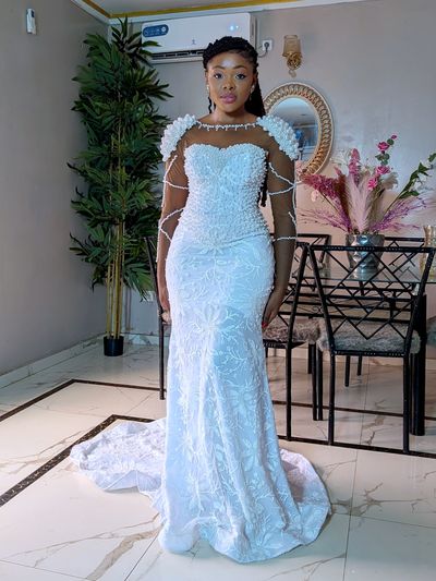 Robe de mariage sirène 