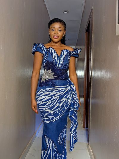 Robe de mariage traditionnel en ndop