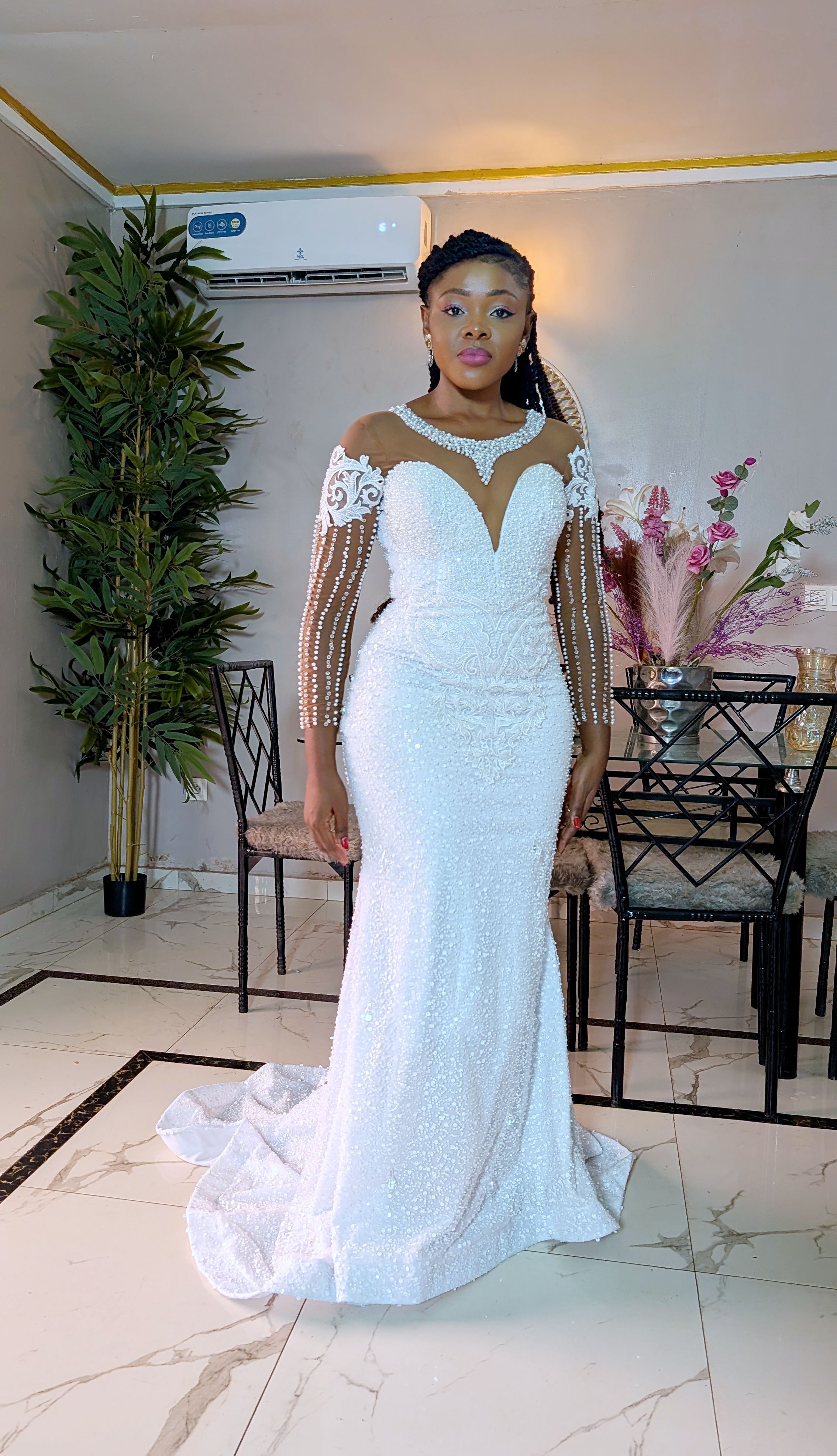 Robe de marié sirène 