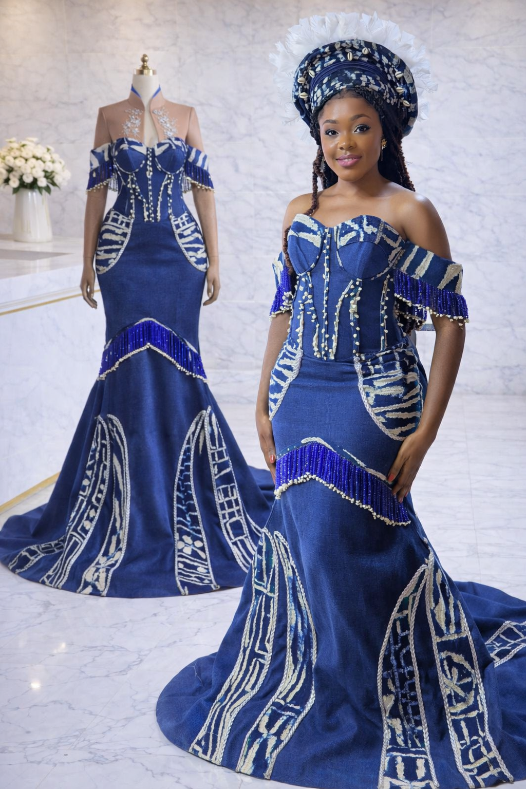 Robe traditionnelle en ndop