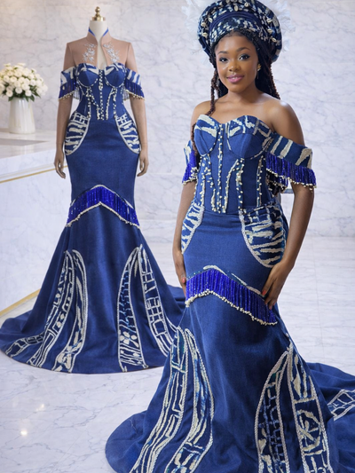 Robe traditionnelle en ndop