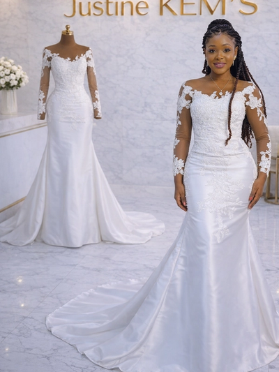 Robe de mariée sirène 