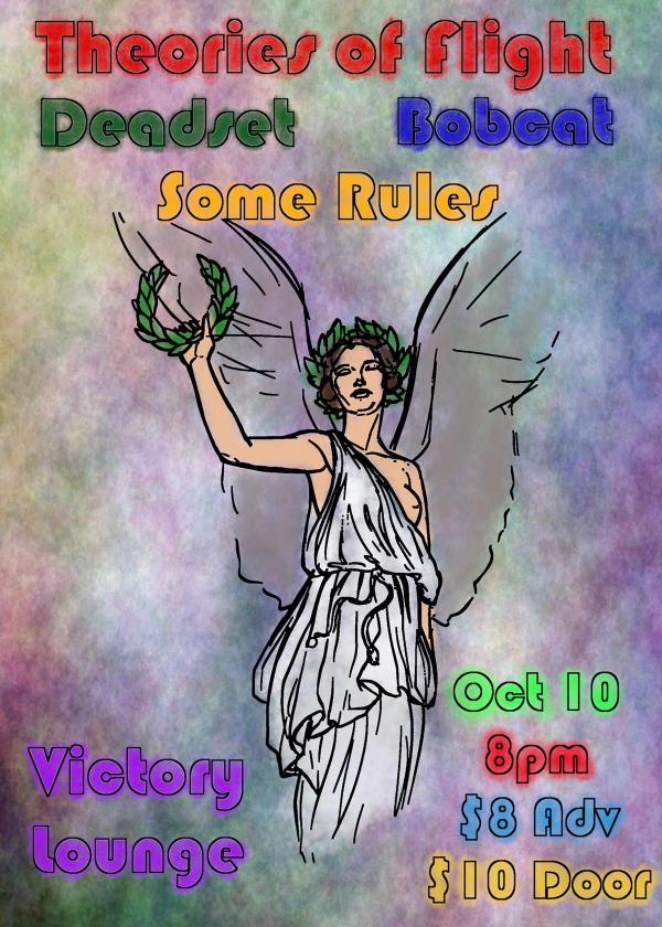 Flyer for Bobcat show on 10/10/2019 at Victory Lounge