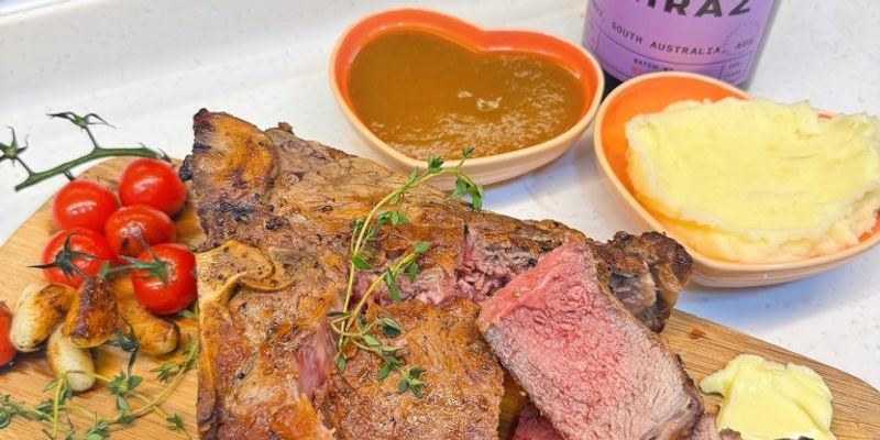 煎焗厚切完美T-bone