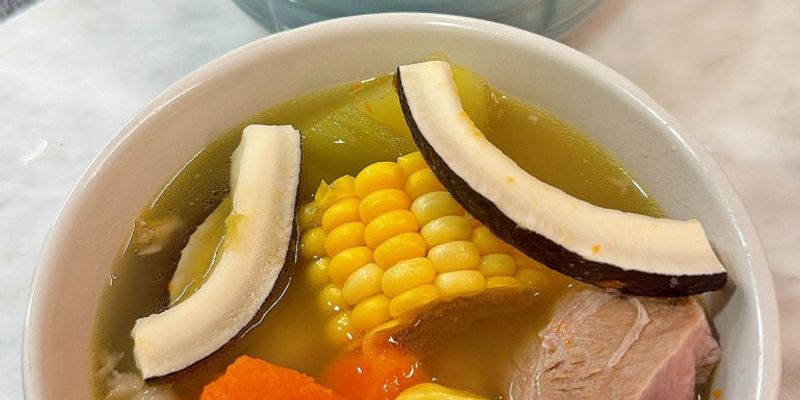 印度椰子合掌瓜粟米栗子湯