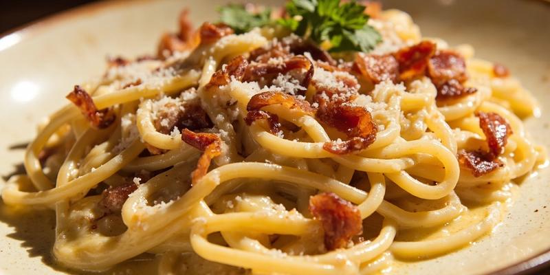 義式奶油培根麵