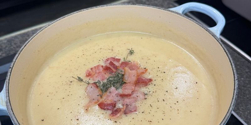 滑滑薯仔煙肉濃湯