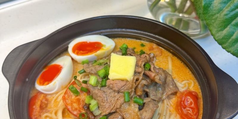 蕃茄忌廉牛肉烏冬