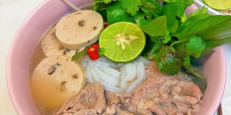 越式半生熟牛肉湯河 越式食譜