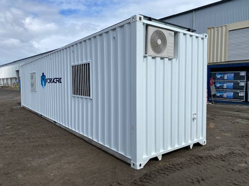 The 40ft off-grid site office
