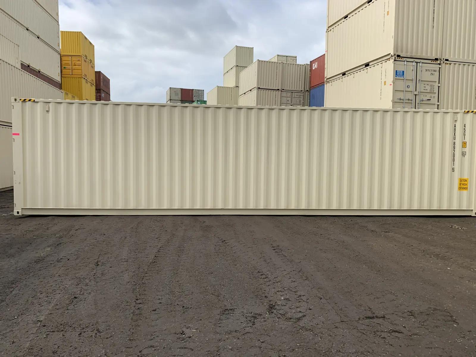 40ft High Cube Shipping Container w' Steel Floor