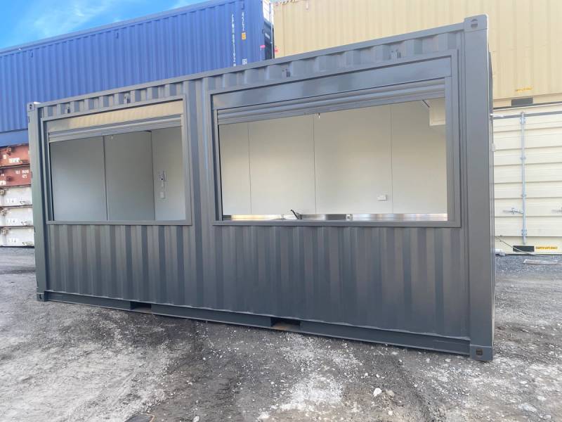 The 20ft feedlot servery fit-out