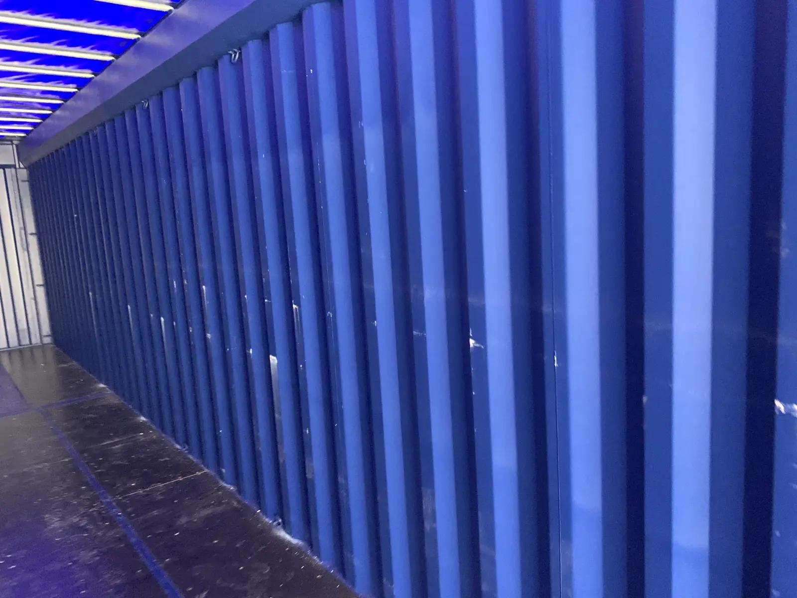 40ft High Cube Open Top Container w' Tarp And Bows