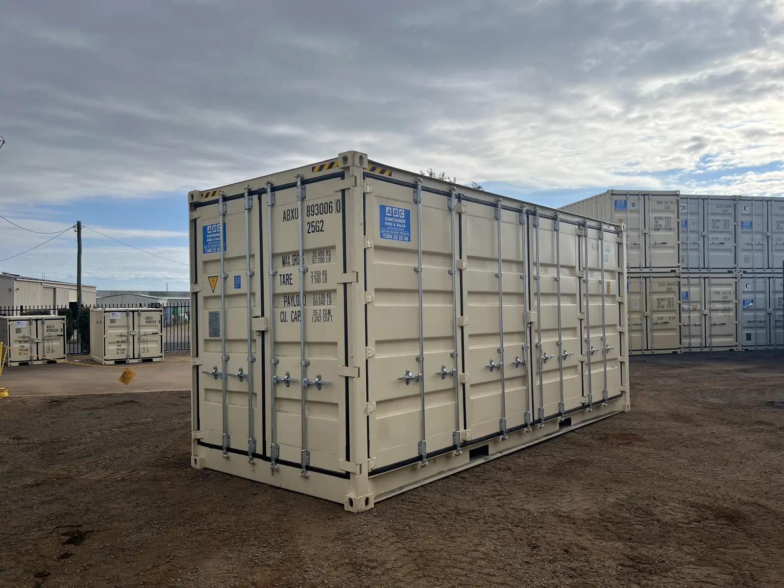 20ft High Cube Shipping Container w' Full Side Opening