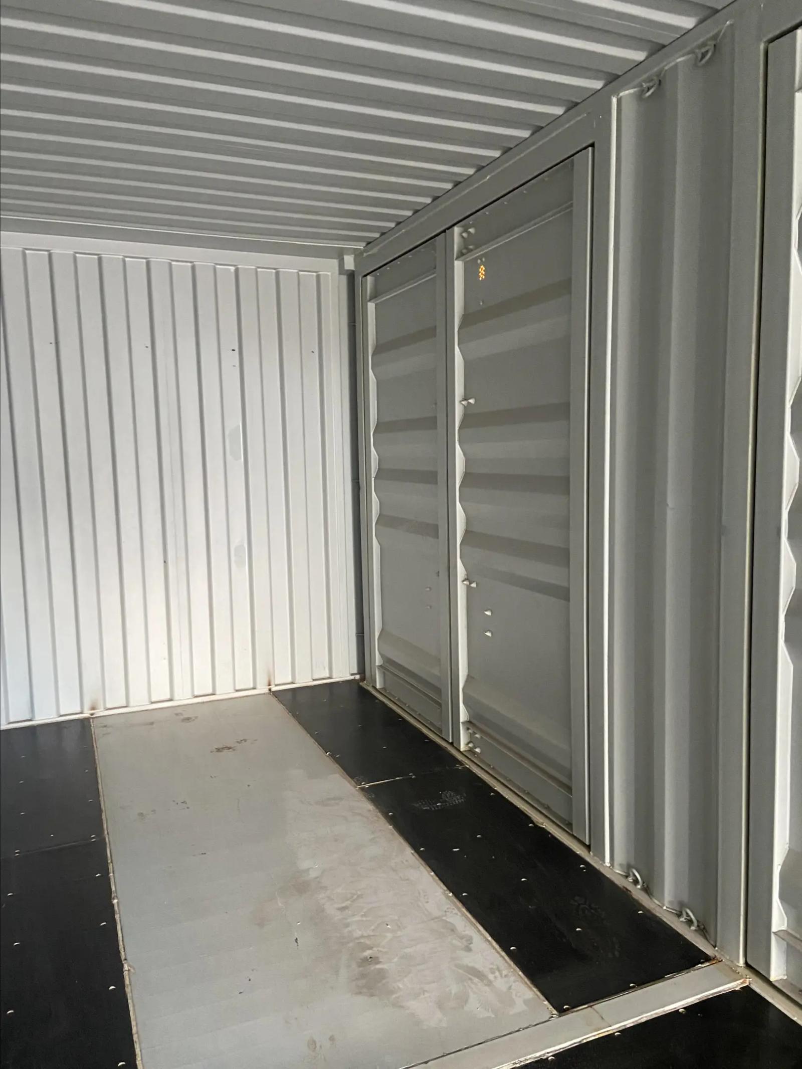 40ft High Cube Shipping Container w' Side Opening (4 Sets of Side Doors)