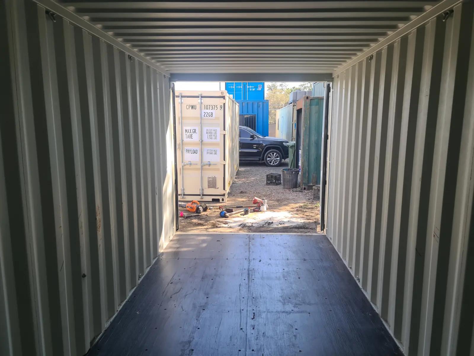 20ft Shipping Container w' Doors Both Ends