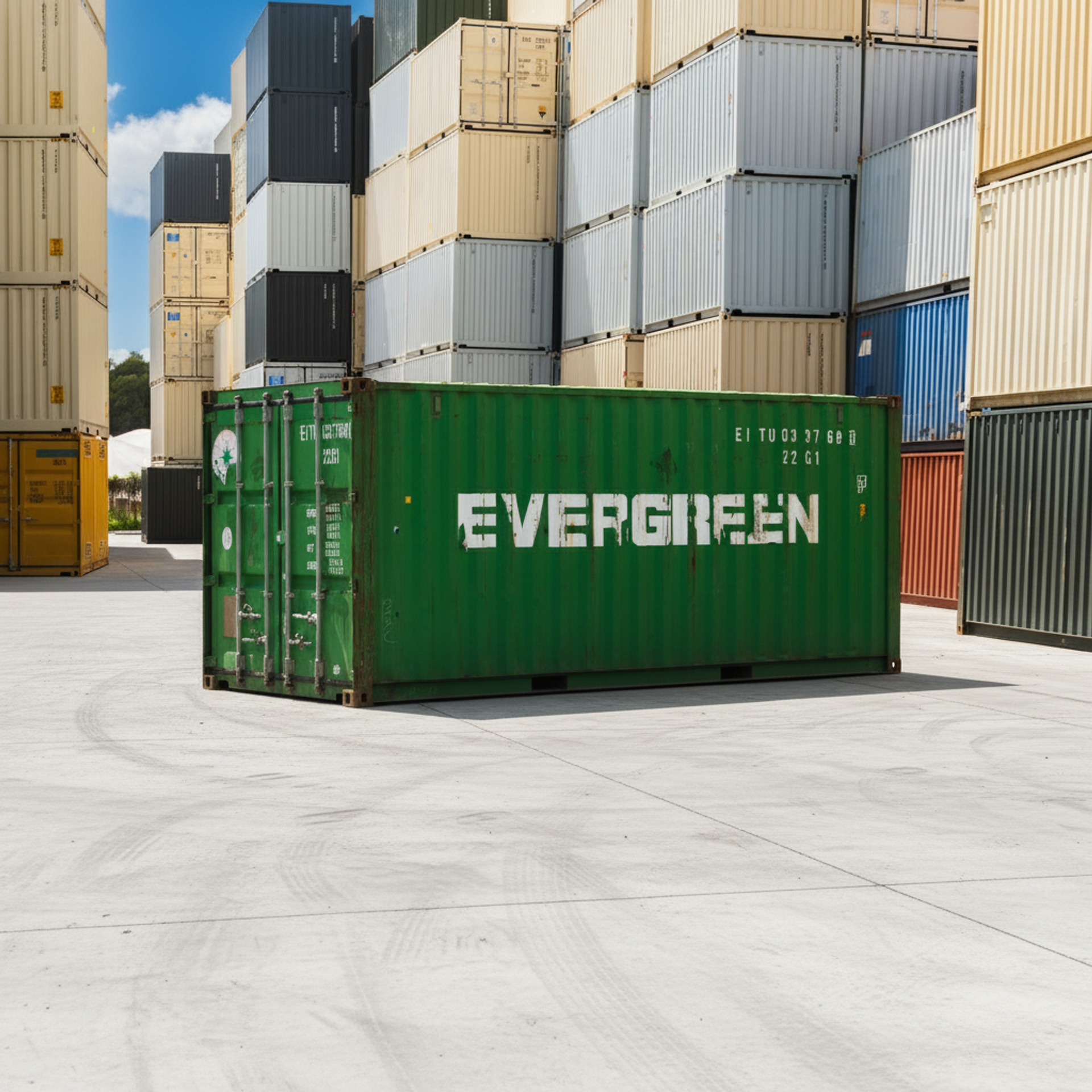 Grade 2–4 shipping container — Used