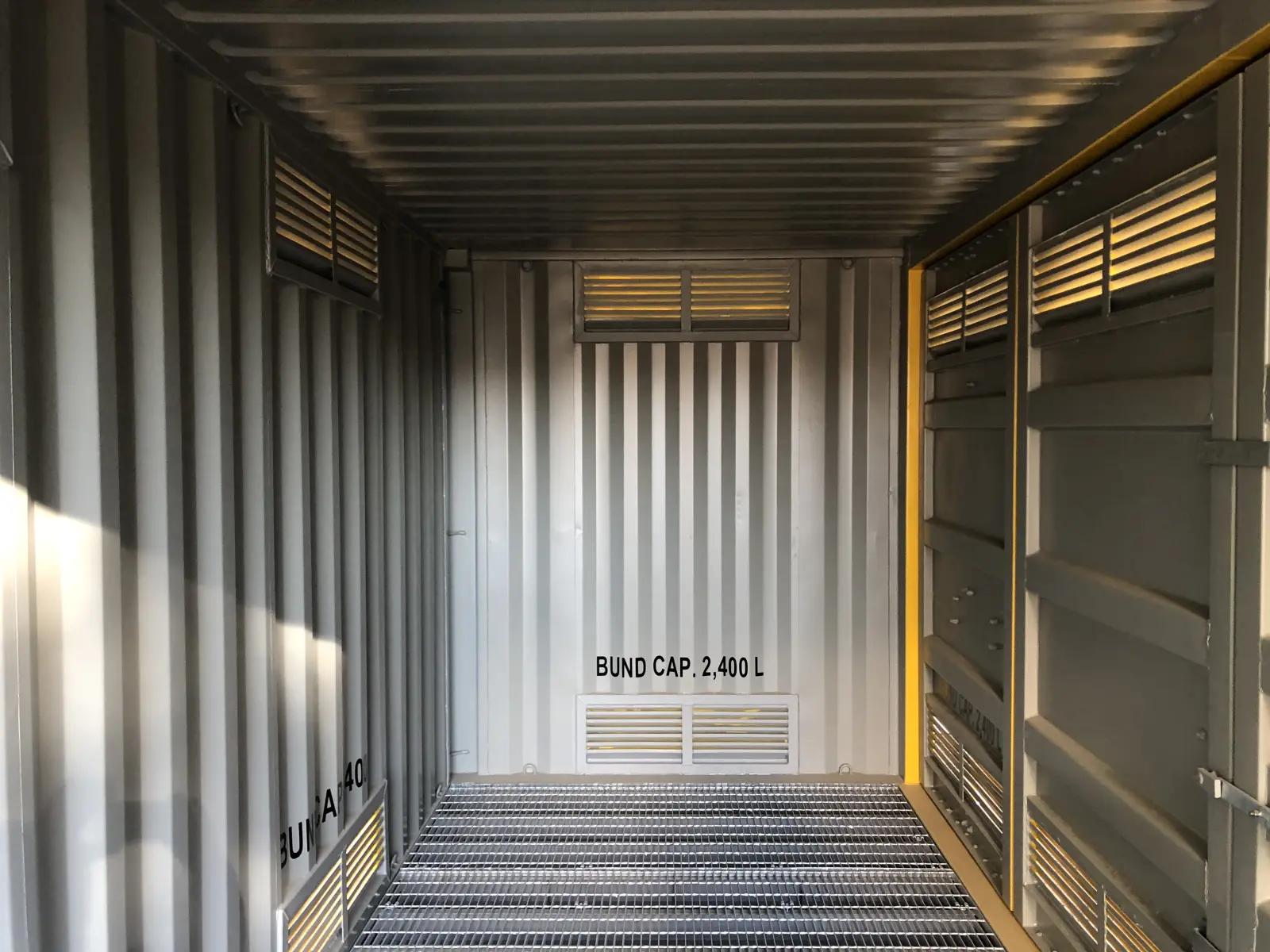 20ft Dangerous Goods Shipping Container w' Side Opening