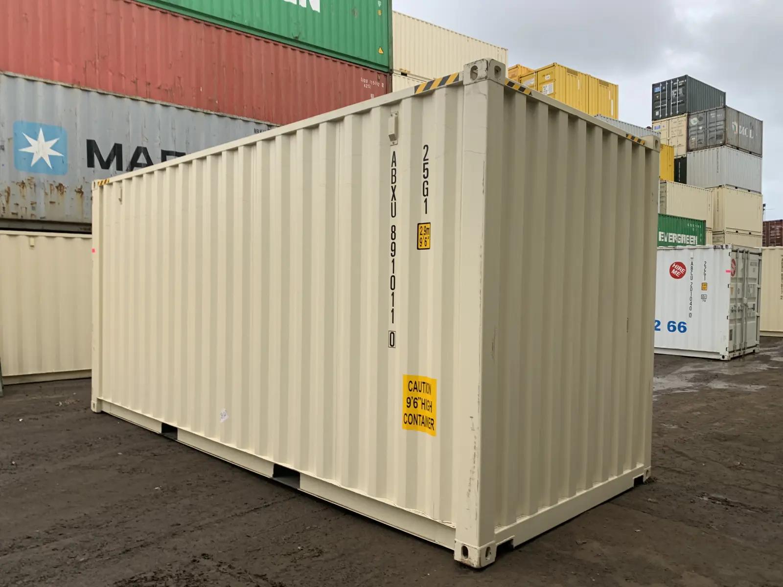 20ft High Cube Shipping Container w' Steel Floor