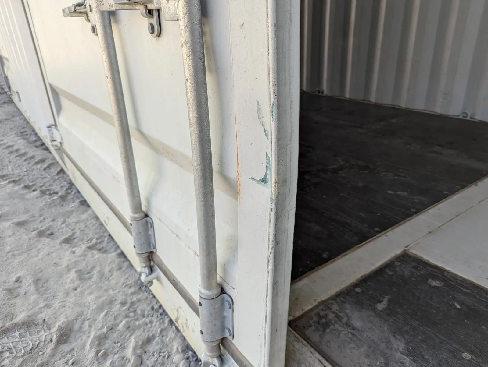 40ft High Cube Shipping Container w' Partial Side Opening (2 Sets of Side Doors)