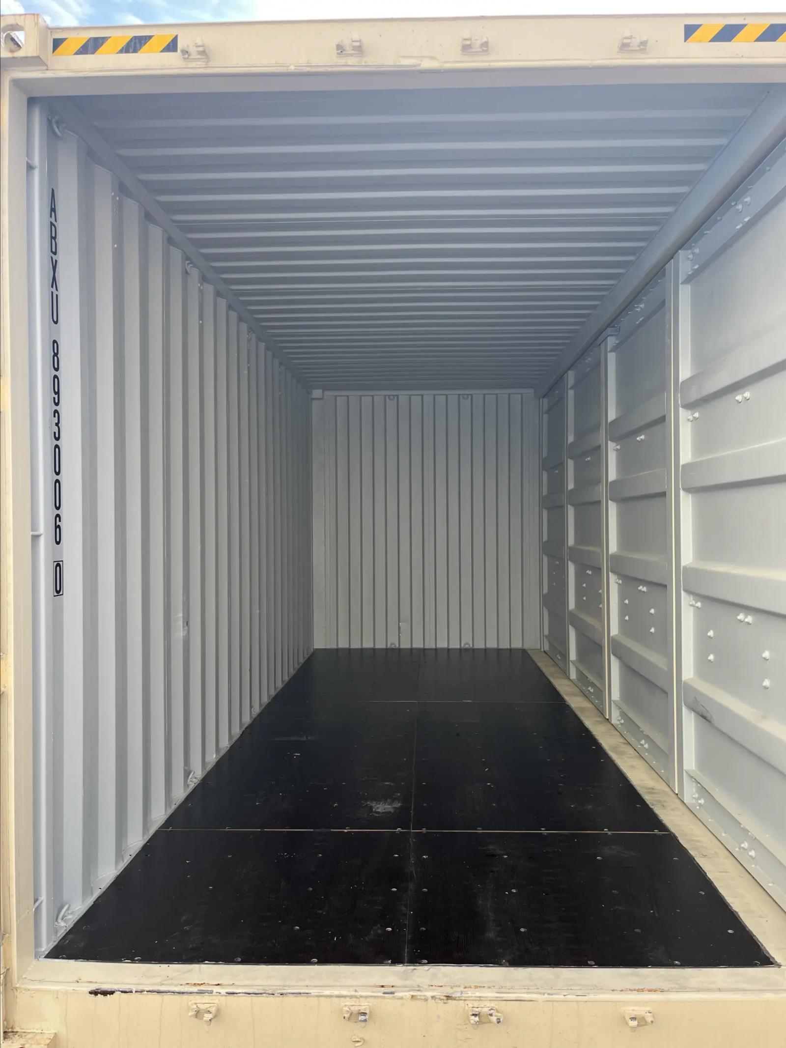20ft High Cube Shipping Container w' Full Side Opening