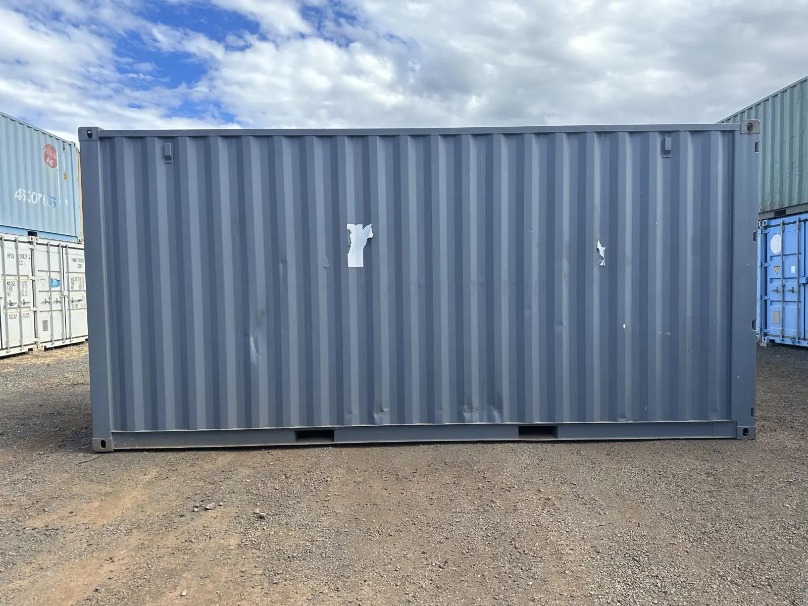 20ft High Cube Shipping Container w' Tie Rails