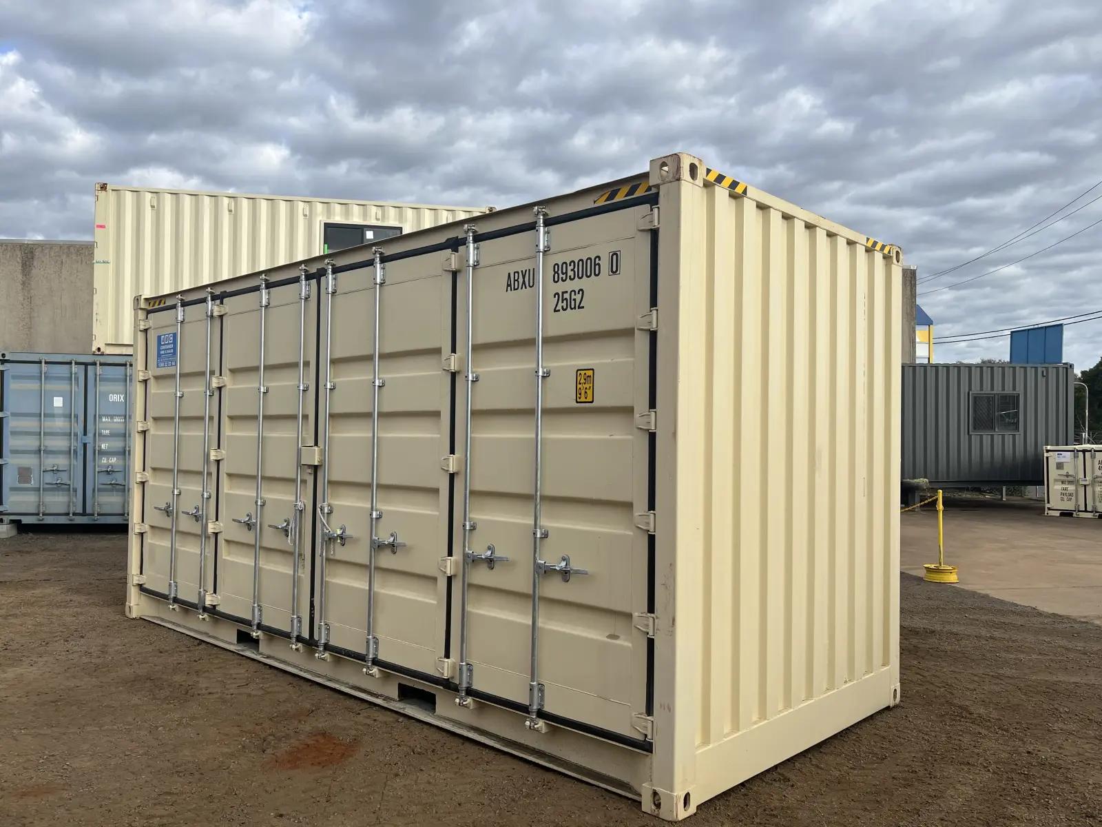 20ft High Cube Shipping Container w' Full Side Opening