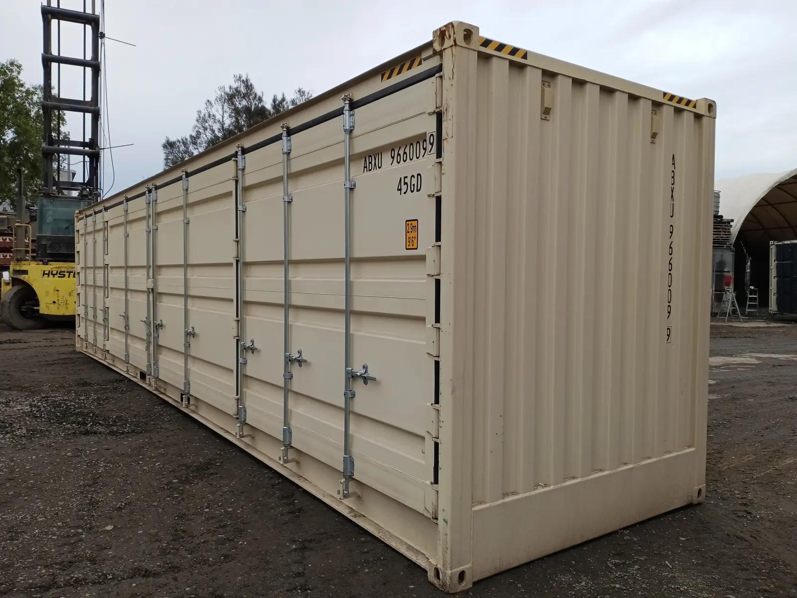 40ft High Cube Shipping Container w' Full Side Opening